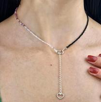 Colar Minimalista Para Proteção e Amor Próprio Com Fecho em Prata 925 Colar Minimalista Para Proteção e Amor Próprio Com Fecho em Prata 925