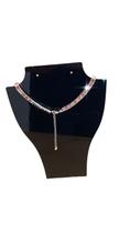 Colar modelo choker todo em zirconias coloridas Colar modelo choker todo em zirconias coloridas