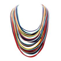 Colar moderno MJULY, linha feminina de cera multicamada