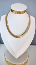 Colar Mola 10mm 45cm - 01 Unidade - Banho de Ouro 18K de 02 Milésimos