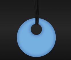 Colar Mordedor Sensorial Azul Colar Mordedor Sensorial Azul