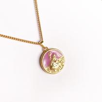Colar Nanã Buruquê Pingente Medalha Orixá dourado Colar Nanã Buruquê Pingente Medalha Orixá dourado