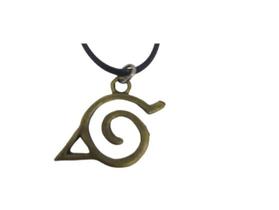 Colar Naruto Símbolo Da Aldeia Da Folha Cosplay