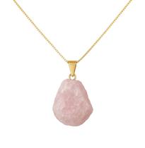 Colar Natura Quartzo Rosa Colar Natura Quartzo Rosa