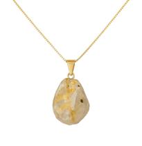 Colar Natura Quartzo Rutilo Colar Natura Quartzo Rutilo