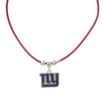 Colar New York Giants NFL Vermelho C/ Pingente Metálico Colar New York Giants NFL Vermelho C/ Pingente Metálico