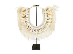 Colar no suporte Decorativo Penas Originais Fino Design Luxo Colar no suporte Decorativo Penas Originais Fino Design Luxo