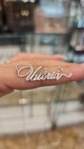 Colar Nome Personalizado Prata