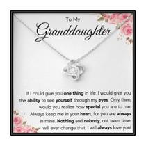 Colar OC9 Gifts Neta com cartão de mensagem e caixa de presente