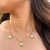 Colar Oceano Banhado a Ouro 18 K Colar Oceano Banhado a Ouro 18 K