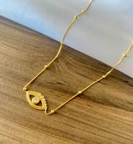 Colar olho grego bolinha Colar olho grego bolinha