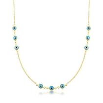 Colar olhos gregos - 80cm