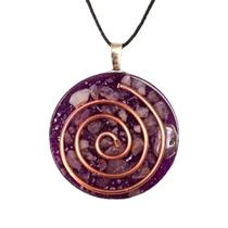 Colar Orgonite Ametista Transmutação Colar Orgonite Ametista Transmutação