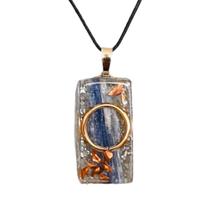 Colar Orgonite Cianita Azul