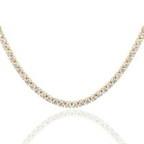 Colar Ouro 18K Riviera Pedras Zirconias Colar Ouro 18K Riviera Pedras Zirconias