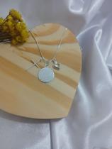 Colar Pai Nosso Folheado com Cruz e Ponto de Luz Colar Pai Nosso Folheado com Cruz e Ponto de Luz