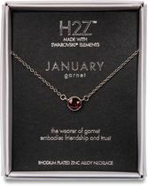 Colar Pavilion Gift Company H2Z 16216 January Garnet Colar Pavilion Gift Company H2Z 16216 January Garnet