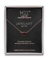 Colar Pavilion Gift Company H2Z 16216 January Garnet