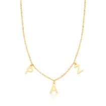 Colar Paz Bee Bless banhado à ouro 18 k