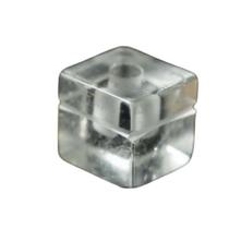 Colar Pedra Cubo Cristal Difusor Aromaterapia Ranhurado