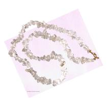 Colar Pedra Natural Cristal Cascalho - Purificador