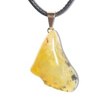 Colar Pedra Opala Original Gema Natural Montagem Dourado