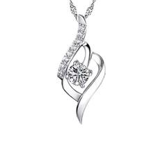 Colar Pedra Suspensa Strass Brilho Prateado Banhado A Prata Colar Pedra Suspensa Strass Brilho Prateado Banhado A Prata