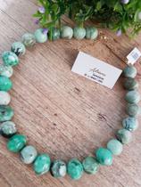 Colar Pedras Brasileiras Naturais Verdes