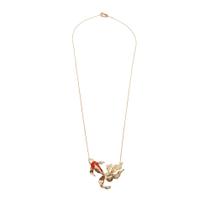 Colar peixe couro gold Colar peixe couro gold