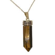 Colar Pêndulo de Cristal Natural - 3cm a 4cm Colar Pêndulo de Cristal Natural - 3cm a 4cm