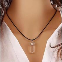 Colar Pendulo ponteira de Pedra cristal Colar Pendulo ponteira de Pedra cristal