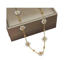 Colar Pequeno De Pétalas Brancas Para Mulheres, Presente Para Aniversário, Dia Dos Namorados, Natal,