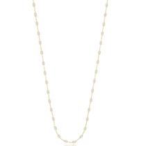 Colar Pérola Baguete Banhado a Ouro 18k