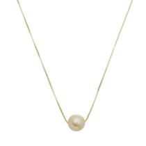 Colar Perola Com Cordao Veneziana Ouro 18k Colar Perola Com Cordao Veneziana Ouro 18k