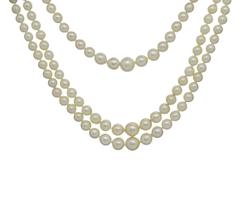Colar Pérola natural fecho francês diamantes ouro branco 18k Colar Pérola natural fecho francês diamantes ouro branco 18k