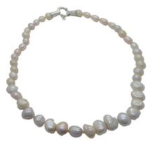 Colar pérolas de água doce natural rosa com fecho prata 925 Colar pérolas de água doce natural rosa com fecho prata 925