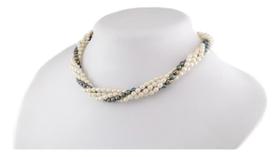 Colar Pérolas Naturais Biwa 4 Mm 40 Cm Fecho Ouro 18k 750 Colar Pérolas Naturais Biwa 4 Mm 40 Cm Fecho Ouro 18k 750