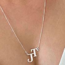 Colar Personalizado Iniciais Prata 925