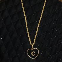 Colar personalizado letra C Colar personalizado letra C