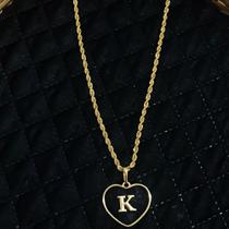 Colar personalizado letra K Colar personalizado letra K