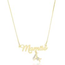 Colar Personalizado Mamãe Uma Menina Banhado a Ouro 18K Colar Personalizado Mamãe Uma Menina Banhado a Ouro 18K