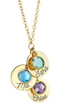 Colar Personalizado MignonandMignon Mãe com Pedra do Mês de Nascimento Colar Personalizado MignonandMignon Mãe com Pedra do Mês de Nascimento