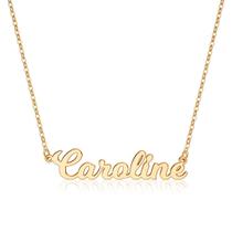 Colar Personalizado Ursteel Caroline Banhado a Ouro 14K 40cm Colar Personalizado Ursteel Caroline Banhado a Ouro 14K 40cm