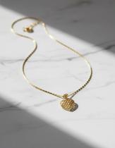 Colar Piastrine Pingente Coração Vazado Médio Ouro 18k 50 Cm Dourado Colar Piastrine Pingente Coração Vazado Médio Ouro 18k 50 Cm Dourado
