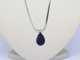 Colar Pigente gota Aço Inoxidável