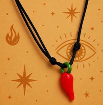 Colar Pimenta da Sorte Amuleto Proteção e Estilo Tudo em um Só