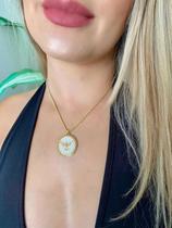 Colar + Ping 5mm Baiano Banhado Ouro 18k Semi Joia De Luxo