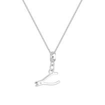 Colar Pingente Alicate Manicure Banhado a Prata 925