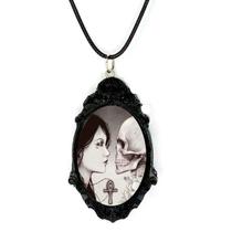 Colar pingente arte em resina morte sandman quadrinhos Colar pingente arte em resina morte sandman quadrinhos