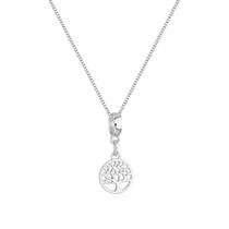 Colar Pingente Arvore Da Vida Banhado a Prata 925